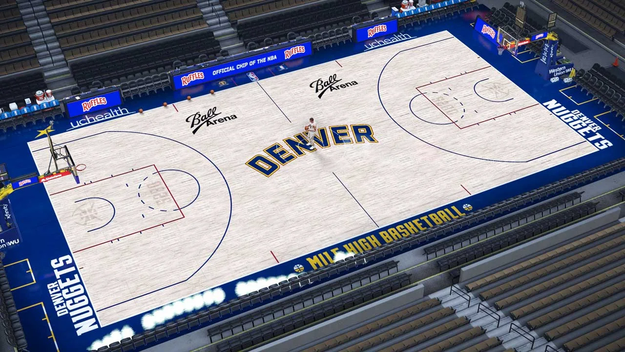 NBA 2K23 Denver Nuggets 2023 City Edition Court