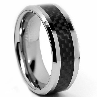 Design of Tungsten Carbide Ring Wedding Band for Men