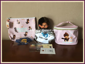 kiki monchhichi chimutan, pouch, tee-shirt, limited edition, The Plus Secret café, tokyo, japon