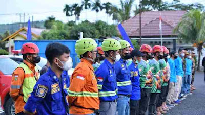 PTBA Gandeng Tripika Gelar Aksi Bersih Sampah Sungai Enim