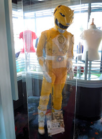 Power Rangers movie yellow costume display