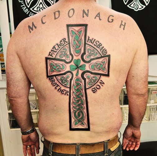 tribal cross tattoos for men. Gothic Tribal Cross Tattoos