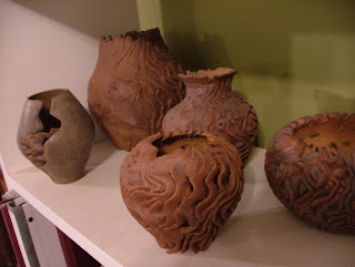 The Potter Stone's Carved Stoneware Vessels 