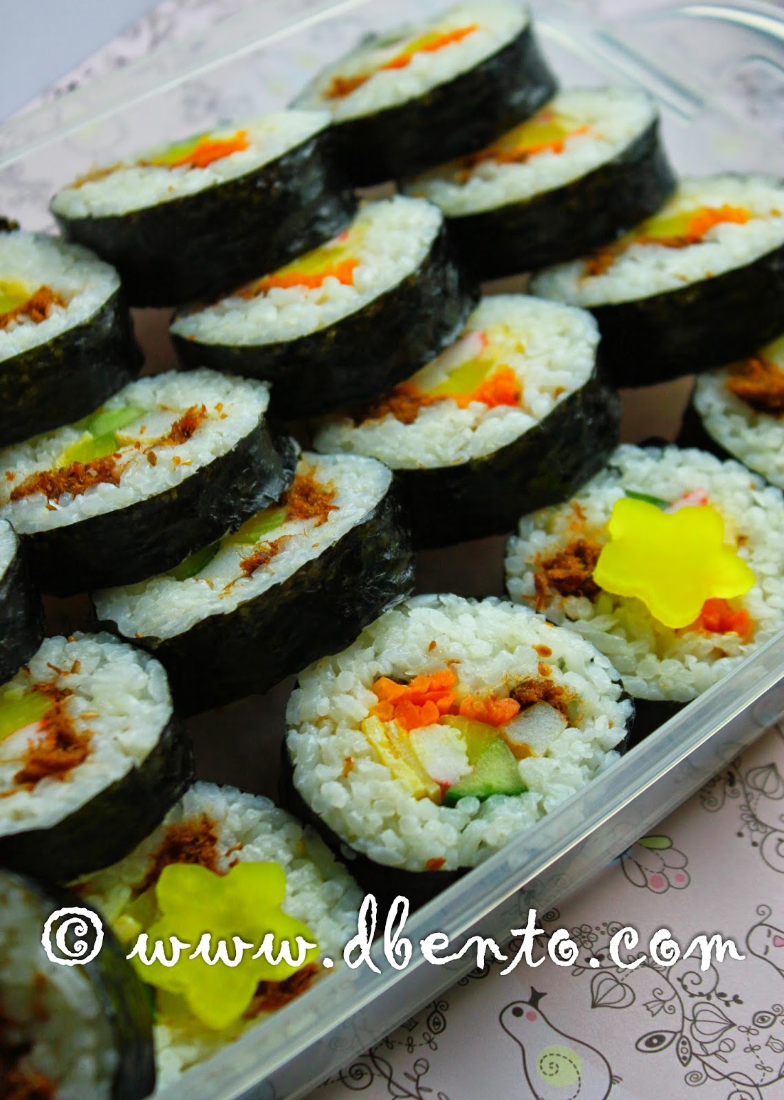 cara membuat kimbap