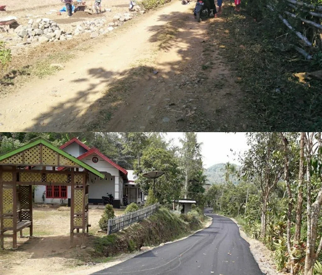 Satu Tahun Kepemimpinan Andi Seto Jawab Penantian Warga, Jalan di Desa Gareccing Sudah Mulus