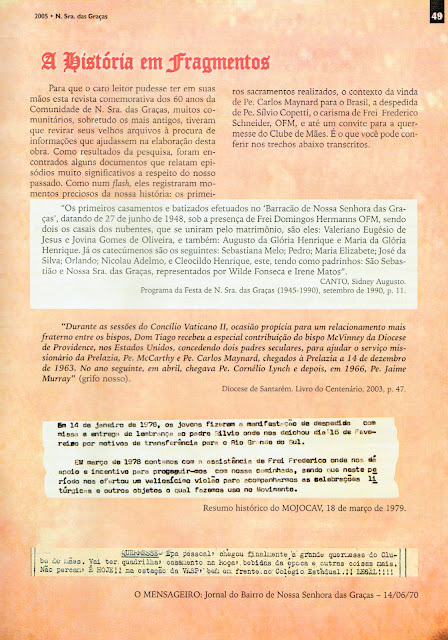 PROGRAMAÇÃO DAS FESTIVIDADES DE N. SRA. DAS GRAÇAS - 2005 - PAG 49