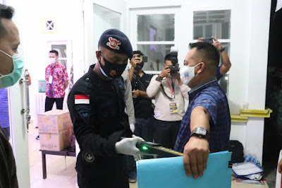 Polres Lingga Kembali Lakukan Pengamanan Debat Pasangan Calon Bupati Lingga dan Wakil Bupati Linggga