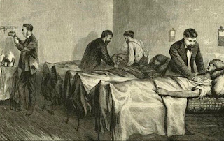 Cholera ward during it's third outbreak