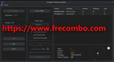 Instgram Checker With Full Capture BY xRisky 