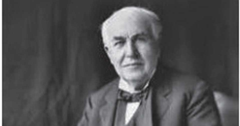 Thomas Alva Edison Sang Penemu Bola Lampu  Pijar Halaman 