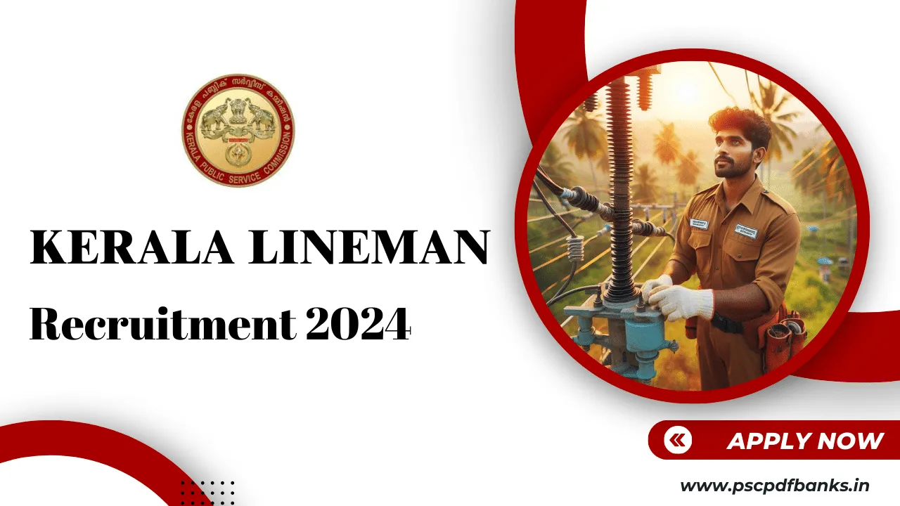 Kerala Lineman Recruitment 2024 - Apply Now Latest Lineman Vacancies Kerala Lineman Recruitment 2024 - Apply Now Latest Lineman Vacancies