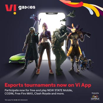 Vi Forays Into Esports; Offers a Platform for Vi Users to Play Esports Tournaments, to Democratise Esports