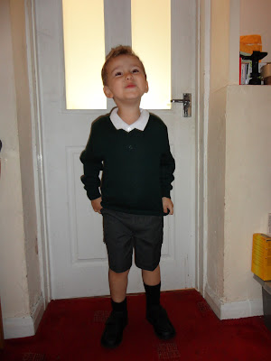 Big Boy on the First Day of School 2012