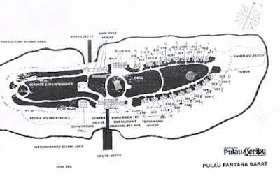 Paket Liburan Wisata Ke Pulau Seribu Harga Diskon Map Pulau Pantara Barat