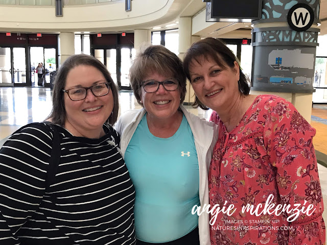 Tears of happiness when I saw two dear friends, Jenny Hall and Cheryll Miller, at OnStage-Orlando in November 2018.
