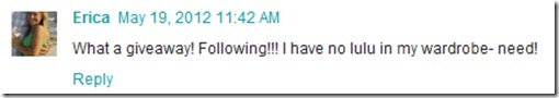 giveaway winner