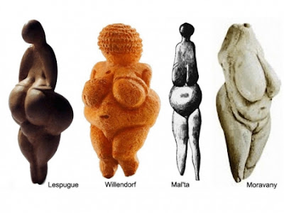 le Veneri Preistoriche, storia dell'arte rupestre preistoria paleolitico lespugue willendorf mal'ta moravany