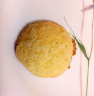 Crisp |Lemon Wafers cookie on a plate.