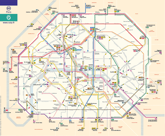 Plan Bus Paris