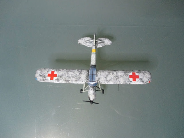 1/144 Fieseler Storch diecast metal aircraft miniature