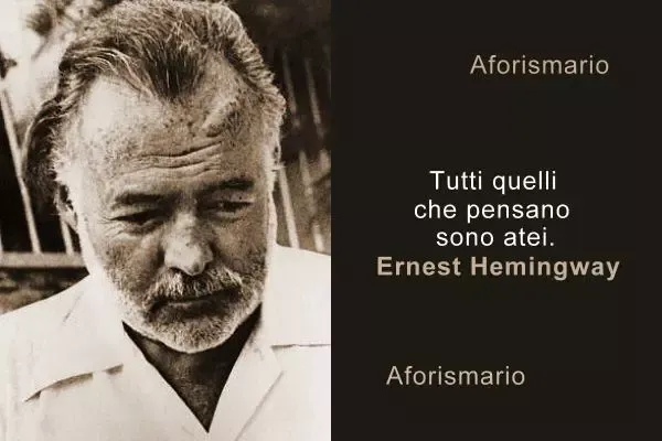 Foto di Ernest Hemingway