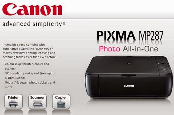 Canon Pixma MP287 Printer Driver Download - Printers Driver