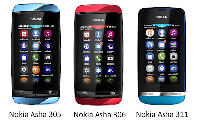 daftar harga nokia asha 305 306 3011, handphone nokia layar sentuh terbaru, ponsel layar sentuh murah