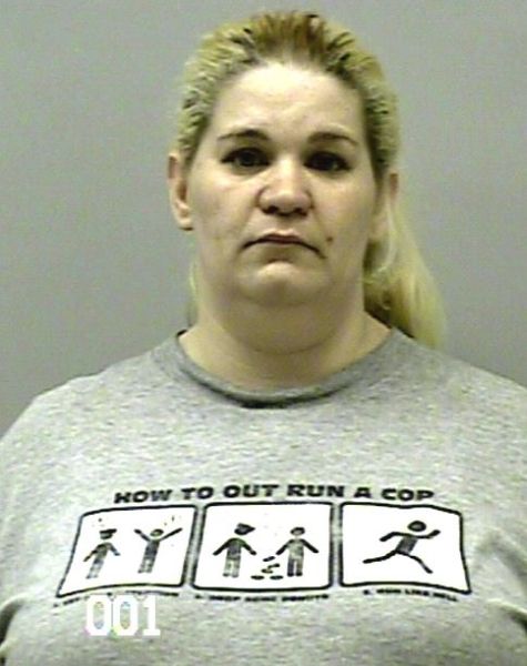 People Wearing Funny T-Shirts in Mug Shots