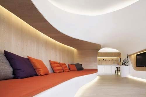 Snow Apartment interior design by Penda Architect