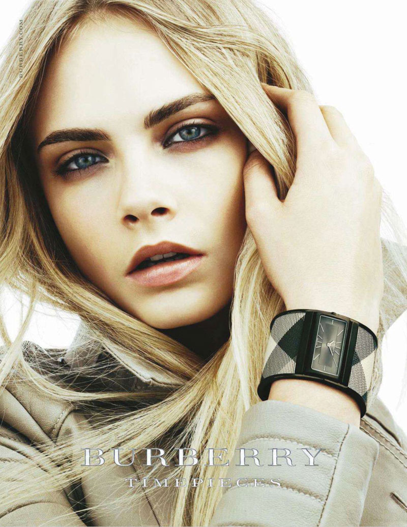 How To Lose Weight Fast For Women Cara Delevingne For Burberry Timepieces Beauty Ads DESIGNSCENE Net 01