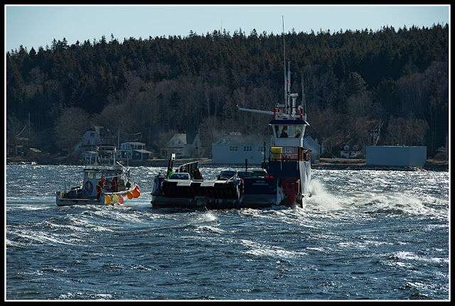 LaHave Ferry; LaHave River; Stranded; Nova Scotia