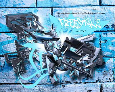 In this post I will show some works of graffiti wallpaper and backgrounds 