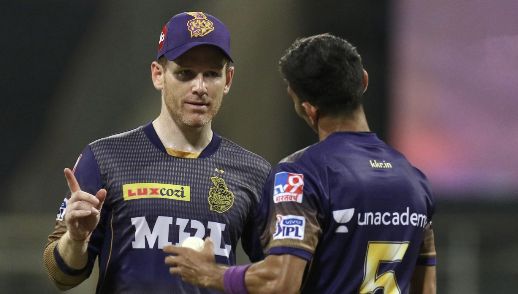 KKR captain Morgan fined for slow over-rate against CSK