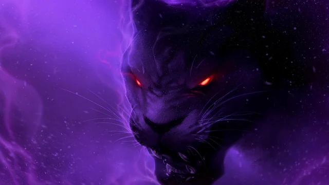 Black Panther Fantasy Wallpaper