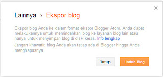 Cara Export Blog