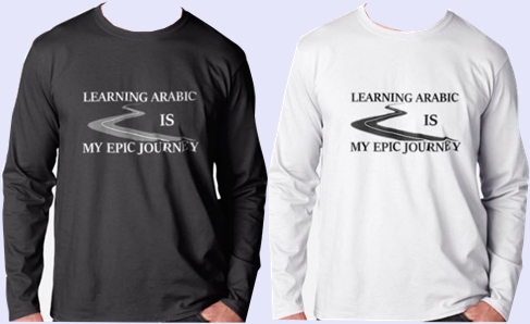 contoh model kaos lengan panjang learning arabic motivasi