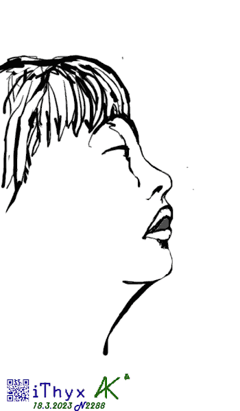 Девочка с русыми волосам, заснувшая на плече матери открыв рот. Автор рисунка: художник Андрей Колесов #iThyx