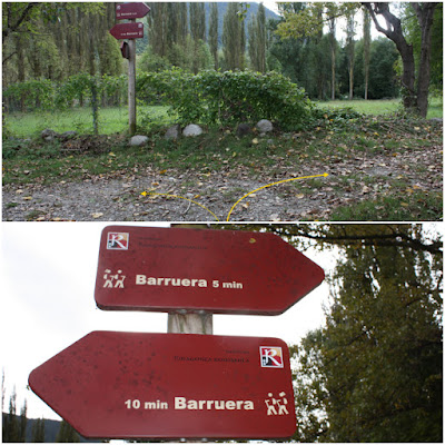 VALL DE BOÍ - BARRUERA - BOÍ - ERILL LA VALL - BARRUERA, Camí de Barruera a Erill la Vall passant pels prats de "els Rainers" i "la Riberaigua"