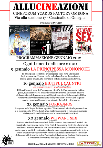 cineforum gennaio
