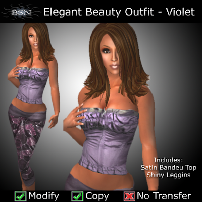 BSN Elegant Beauty Outfit - Violet