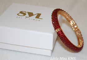 Sal Y Limon, bracelet, red, diamontie 