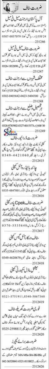 Jobs For Subedar, Major and Army Retired Person in Islamabad 2024