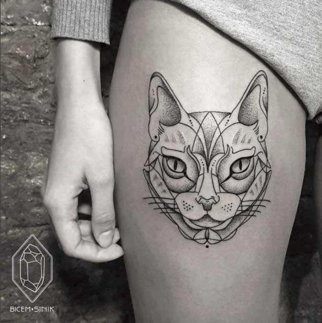 Este criativo dotwork de exibição