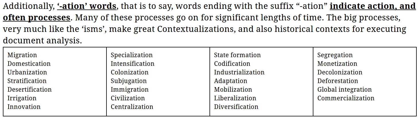 dbq contextualization ap world history