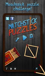 Screenshots of the Matchstick Puzzles for Android tablet, phone.