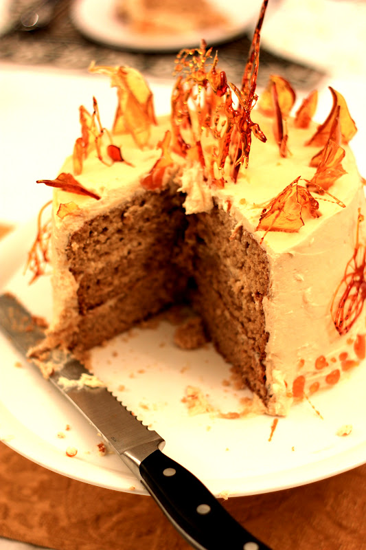 the fairy bread chronicles Caramel Apple Birthday Cake