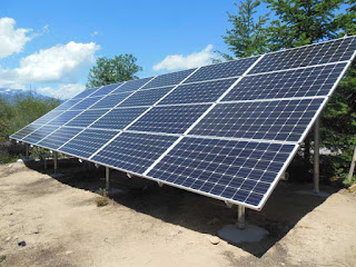 solar panel rack