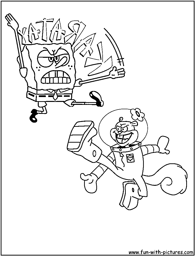 spongebob coloring pages