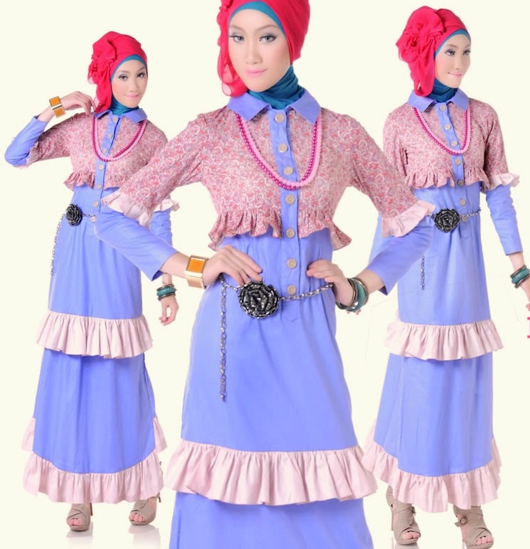  Model  Baju Muslim Terbaru Untuk Remaja  Putri 