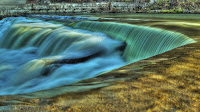 waterfall high dynamic range hdr time lapse royalty free